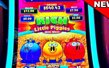 THE ALL NEW RICH LITTLE PIGGIES HOG WILD!!!! – New Las Vegas Casino Slot Machine Comeback Bonus