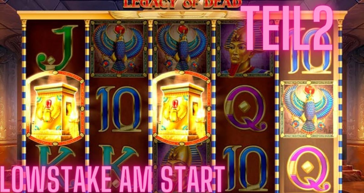 100€ Experiment im Online Casino bei Legacy of Dead mit Lowstake und Bonus Hanz Teil2