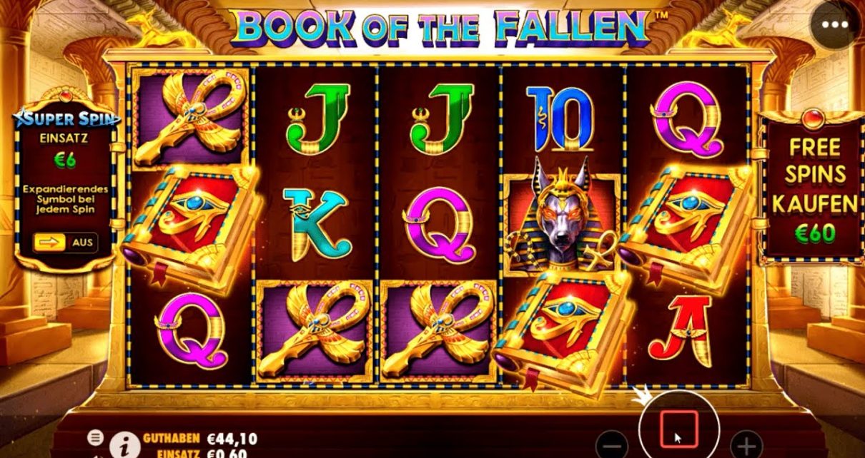 1000€ Online Casino Experiment – Wir testen verschiedene Casinos mit 50€ (Book of the Fallen) component 2