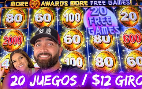 ?20 JUEGOS GRATIS! LLUVIA DE MONEDAS! PROGRESIVO WINNER EN FOXWOODS CASINO