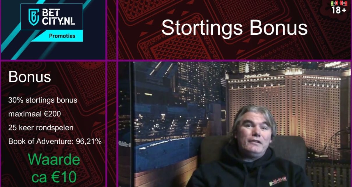 30% Stortings Bonus bij Betcity | Versla Het Online Casino