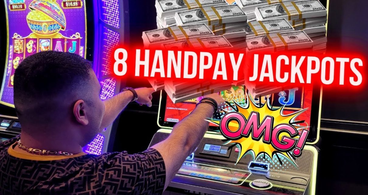 8 HANDPAY JACKPOTS & MASSIVE COMEBACK ! Playing High Limit Slots In Las Vegas Casinos