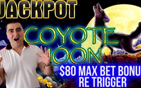  A Spin HANDPAY JACKPOT On Coyote Moon Slot Machine | Live Casino Slot JACKPOT | SE-8 | EP-3