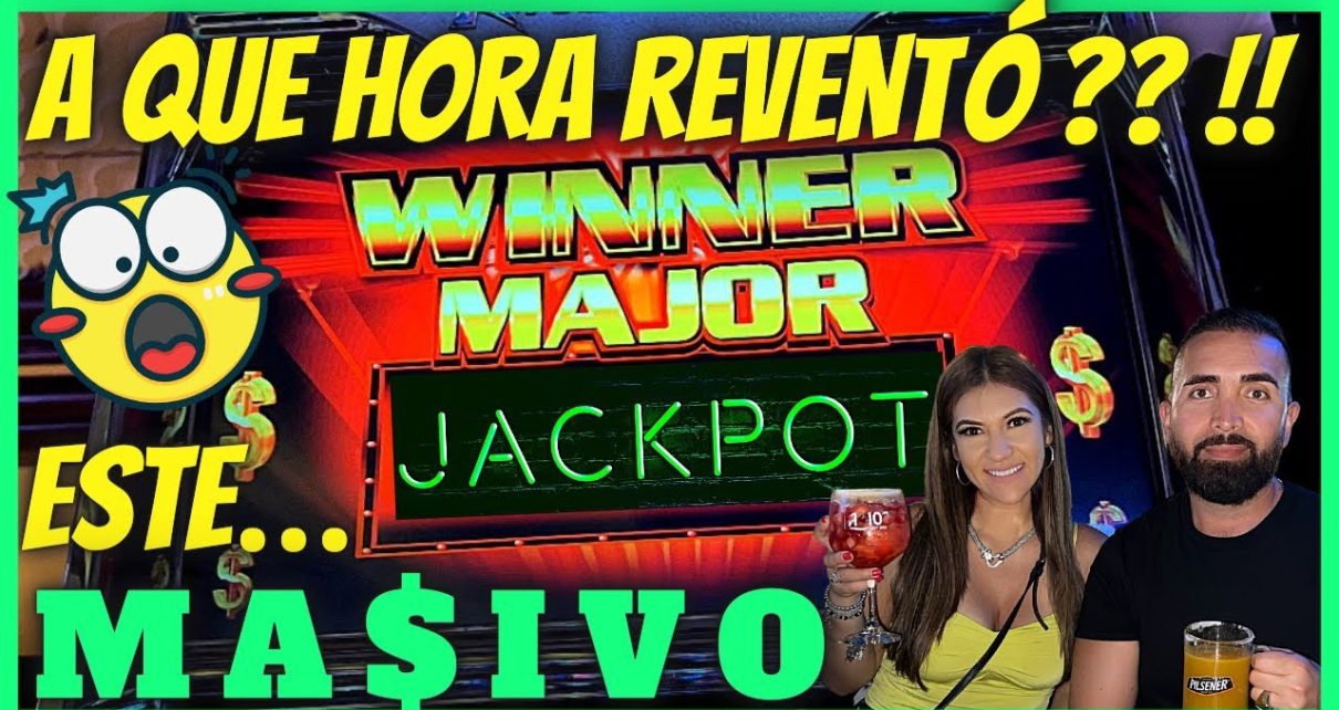 ?A QUÉ HORA NOS PAGÓ ESTE MASIVO JACKPOT EN EL CASINO? AL AZAR REVENTÓ EL MAJOR!