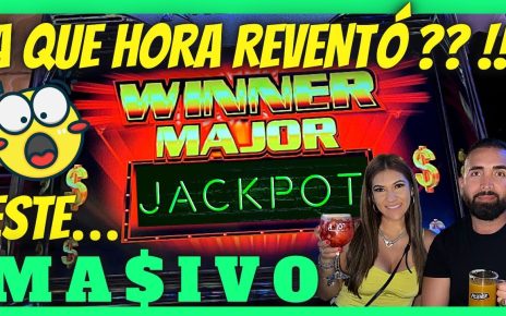 ?A QUÉ HORA NOS PAGÓ ESTE MASIVO JACKPOT EN EL CASINO? AL AZAR REVENTÓ EL MAJOR!