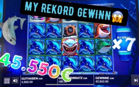 ALGE Razor Shark My REKORD Gewinn? Freispiele Drehen Durch? Online Casino Slot 45.550€ KINGLucky68