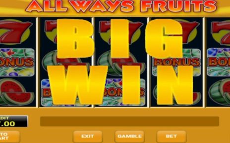 ALL WAYS FRUITS CASINO BIGWIN & BONUSSPINS ? أفضل لعبة للزوالي و للنهاية الفرج