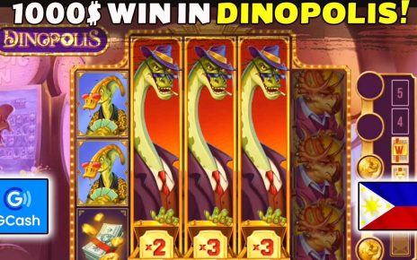 BIG WIN $ 1000 IN ONLINE CASINO PHILIPPINES existent MONEY (USING GCASH) / ? DINOPOLIS SLOTS ONLINE