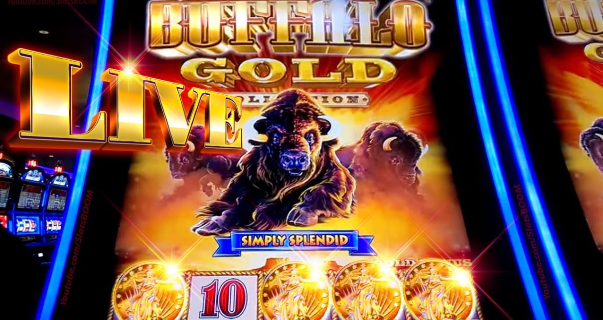 BUFFALO GOLD BONUSES!!! BIG WIN – Aristocrat SLOTS IN CASINO