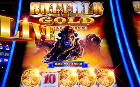 BUFFALO GOLD BONUSES!!! BIG WIN – Aristocrat SLOTS IN CASINO