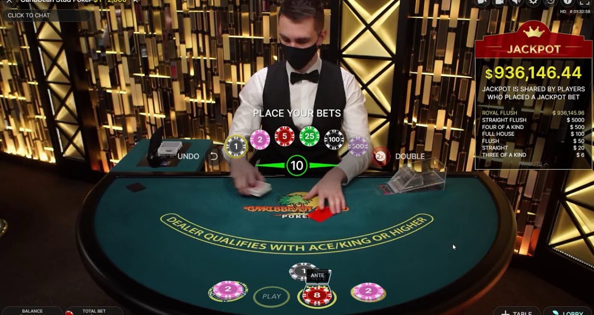Caribbean Stud Poker – Can we beat the dealer?  (online casino)
