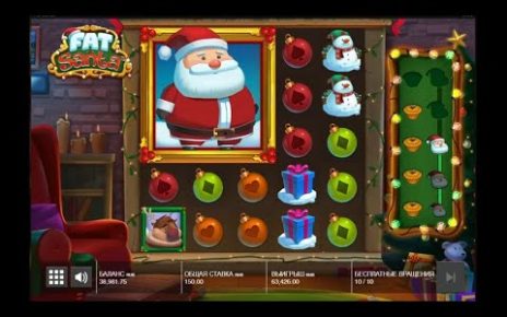 Fat Santa. Big win in Russian online casino