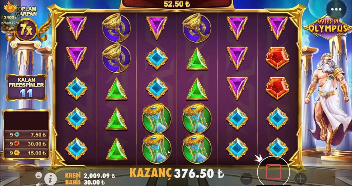 GATES OF OLYMPUS FREESPİN SATIN ALMADAN KAZANDIRIYOR #SLOT #CASİNO -ÇEKİLİŞE AZ KALDI