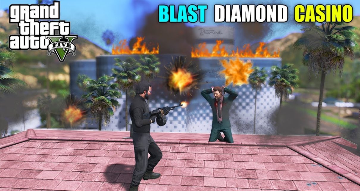 GTA 5 : MICHAEL KILLING DIAMOND CASINO possessor & BLAST DIAMOND CASINO || BB GAMING