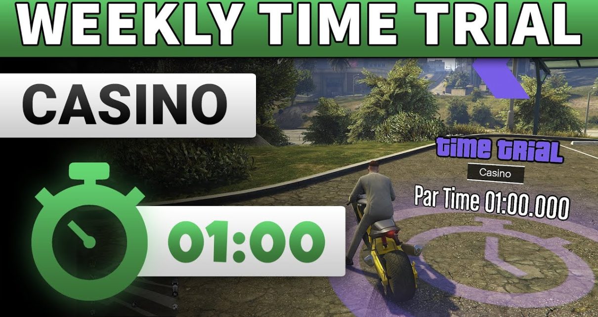 GTA 5 Time Trial This Week Casino | GTA ONLINE WEEKLY TIME TRIAL CASINO (01:00)