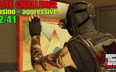 GTA Online – Casino Heist: Aggressive | Artwork (paintings) | 4 participant | Elite Challenge