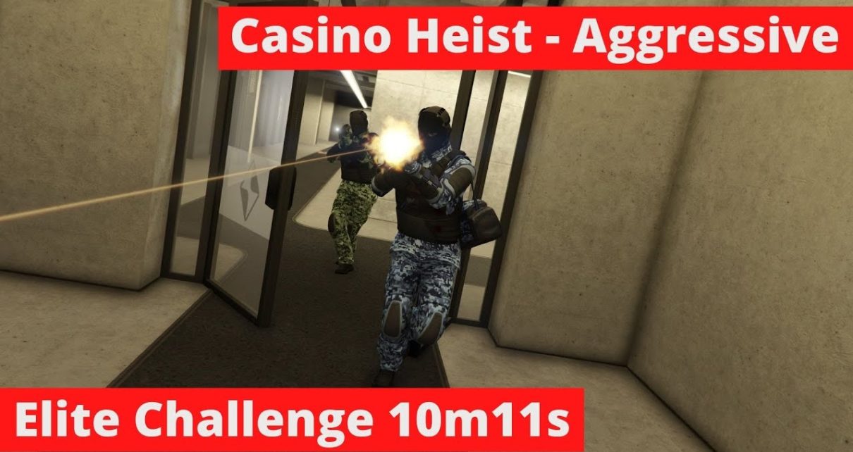 GTA Online – Casino Heist – Aggressive in 10m11s (Elite Challenge, 2P)