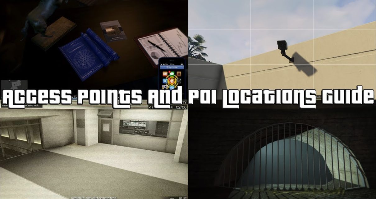 GTA Online Diamond Casino Heist All Access dot And POI Locations Guide