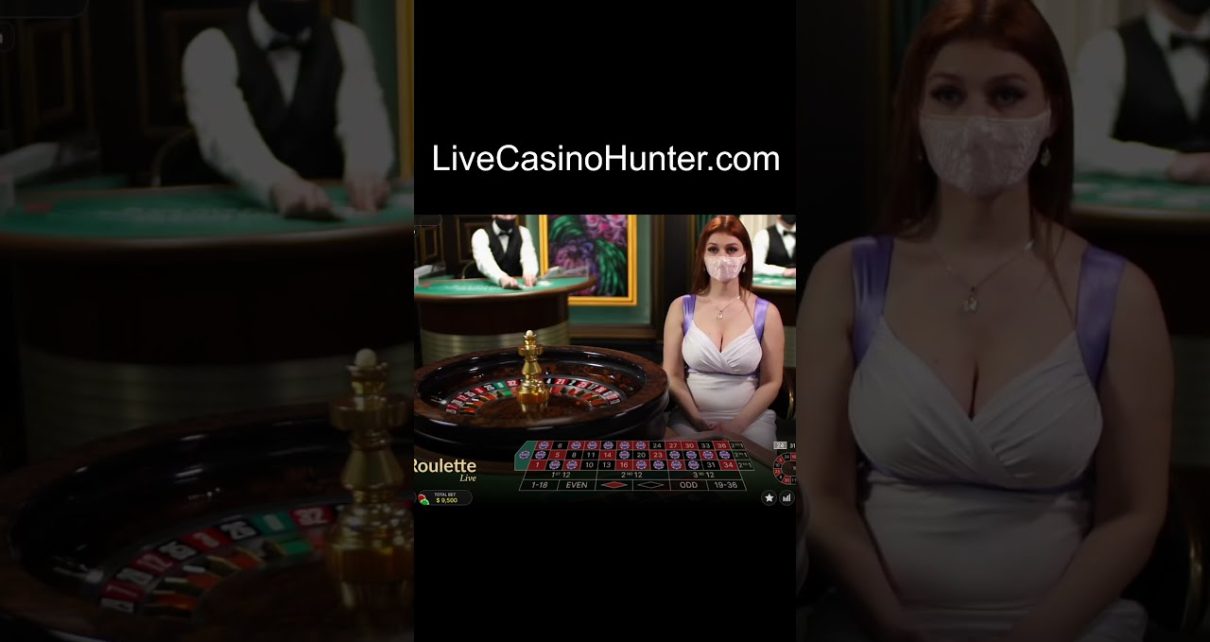 Hot Dealer 18.000 $ Big Win Live Roulette Online Casino #shorts #livecasino #gambling