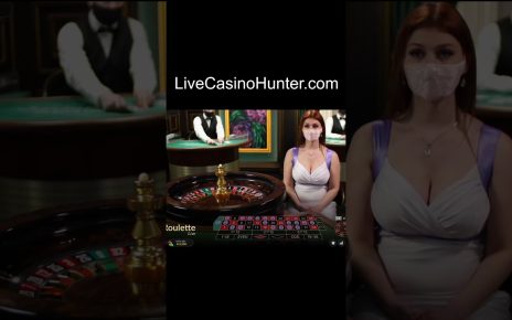 Hot Dealer 18.000 $ Big Win Live Roulette Online Casino #shorts #livecasino #gambling