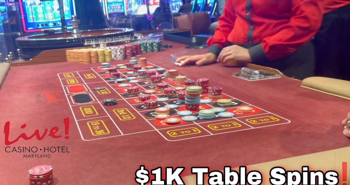 I Hit Big on The First Spin at Live! Casino & Hotel Maryland Roulette Tables.  K TABLE SPINS