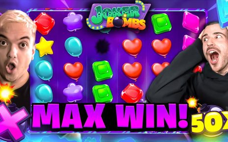 INSANE MAX WIN ON JOKER BOMBS | BIG WIN ONLINE SLOTS