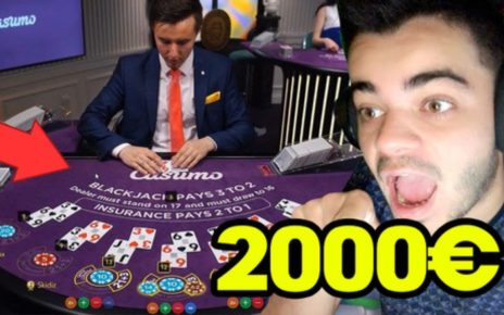 JE JOUE 2000 EUROS EN ARGENT REEL AU CASINO EN LIGNE !