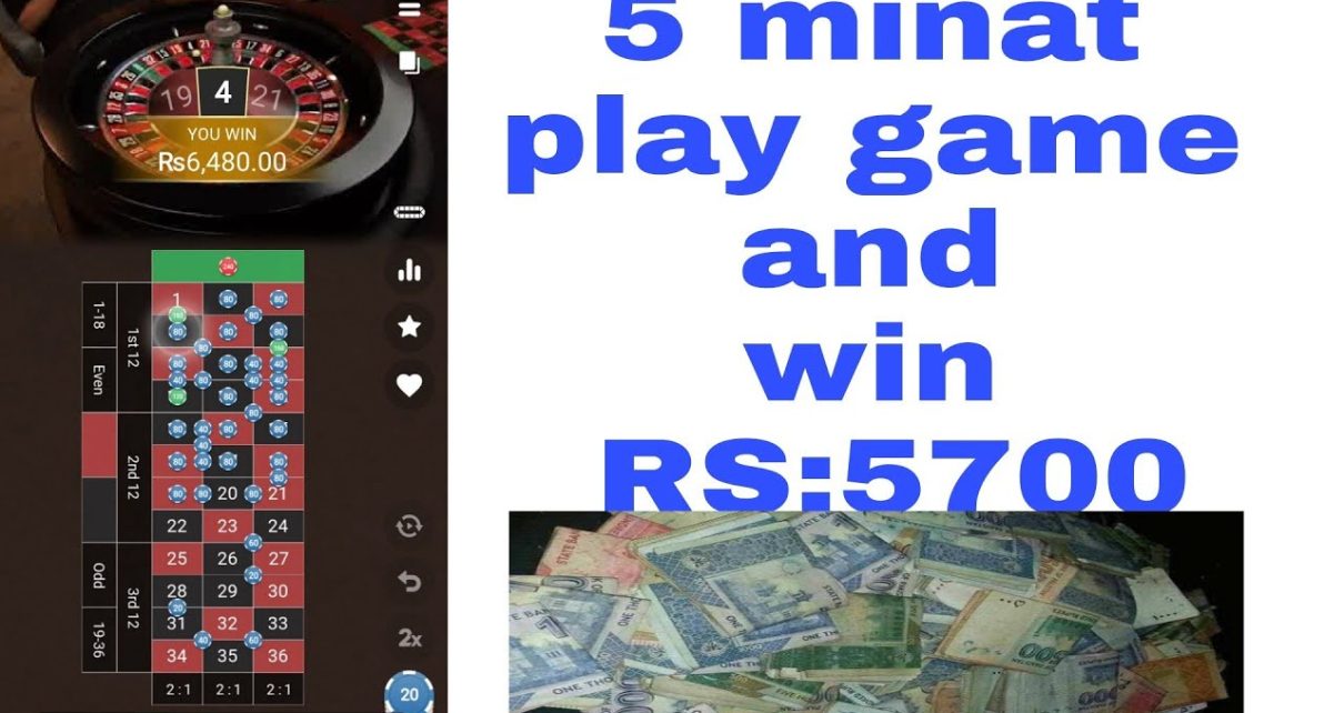 Just 5minat wining 5 k  online casino games..18+