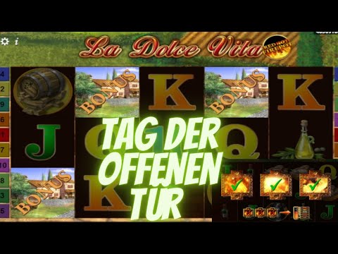 La Dolce Vita im Online Casino Deutsch Gova hat Tag der offenen Tür plus Fire Pot