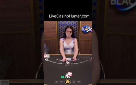 Live Blackjack With Hot Casino Dealer – Online Casino #shorts #livecasino #gambling