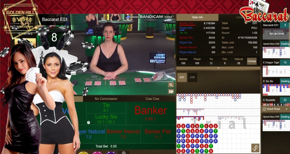 Live Casino-Baccarat ( Sa Gaming Online Casino ) – ស្វាគមន៍មកកាន់កាសុីណូរអន់ឡាញ់ Golden Hill96Kh