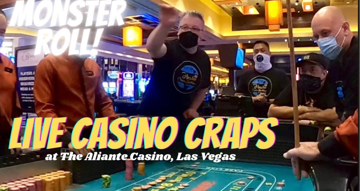Live Casino Craps at the Aliante Casino, Hotel, and Spa in Las Vegas