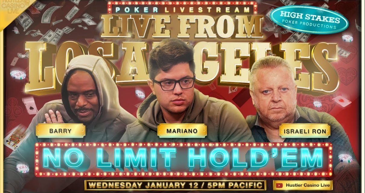 Mariano Plays /20/40 No Limit Hold'em w/ Israeli Ron & Barry – Commentary by RaverPoker