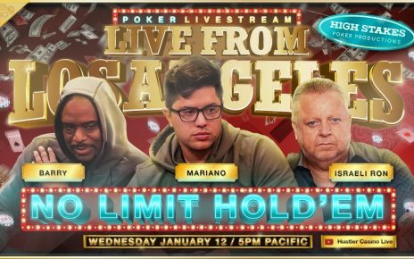 Mariano Plays /20/40 No Limit Hold'em w/ Israeli Ron & Barry – Commentary by RaverPoker