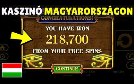 ??? NYEREM 218.000 FORINTOT AZ ONLINE CASINO MAGYARORSZÁGON!