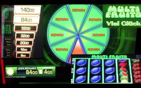 Nervenkitzel und Spannung beim Zocken bis 4€ Fach! Risiko Casino ZOCKT Multi Fruits! Merkur Casino