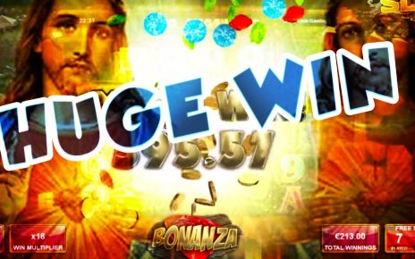 ONLINE CASINO BONANZA BIG WIN FROM JESUS HUGE WIN