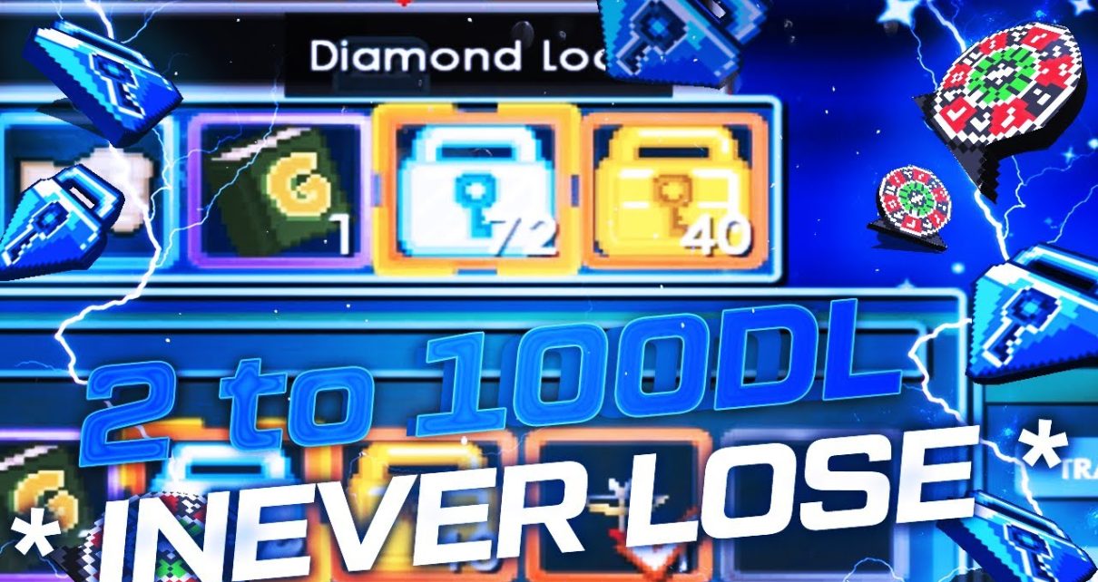 Playing Casino 2 DL to 100 DL ( NEVER LOSE !! ) | Growtopia Casino