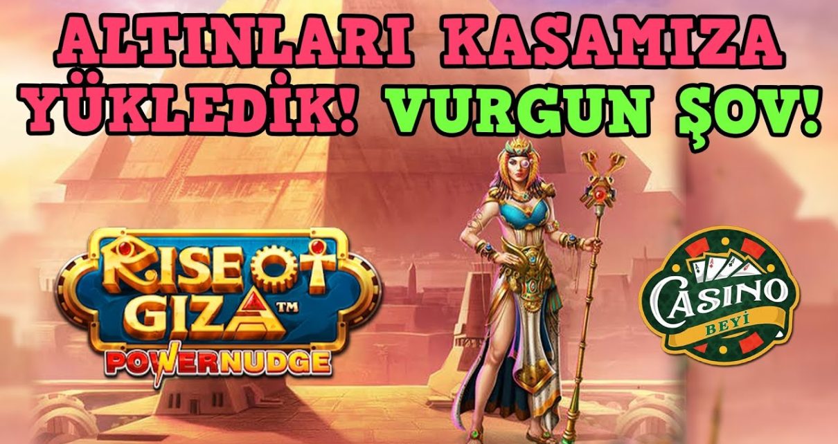 #RiseOfGiza'da İntikamı Hemen Aldık! Kasamız Uçtu! – Casino Beyi #slot #casino #slotoyunları #vurgun