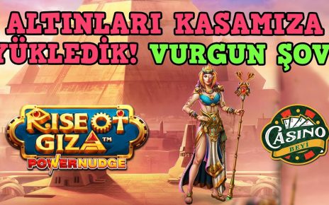 #RiseOfGiza'da İntikamı Hemen Aldık! Kasamız Uçtu! – Casino Beyi #slot #casino #slotoyunları #vurgun