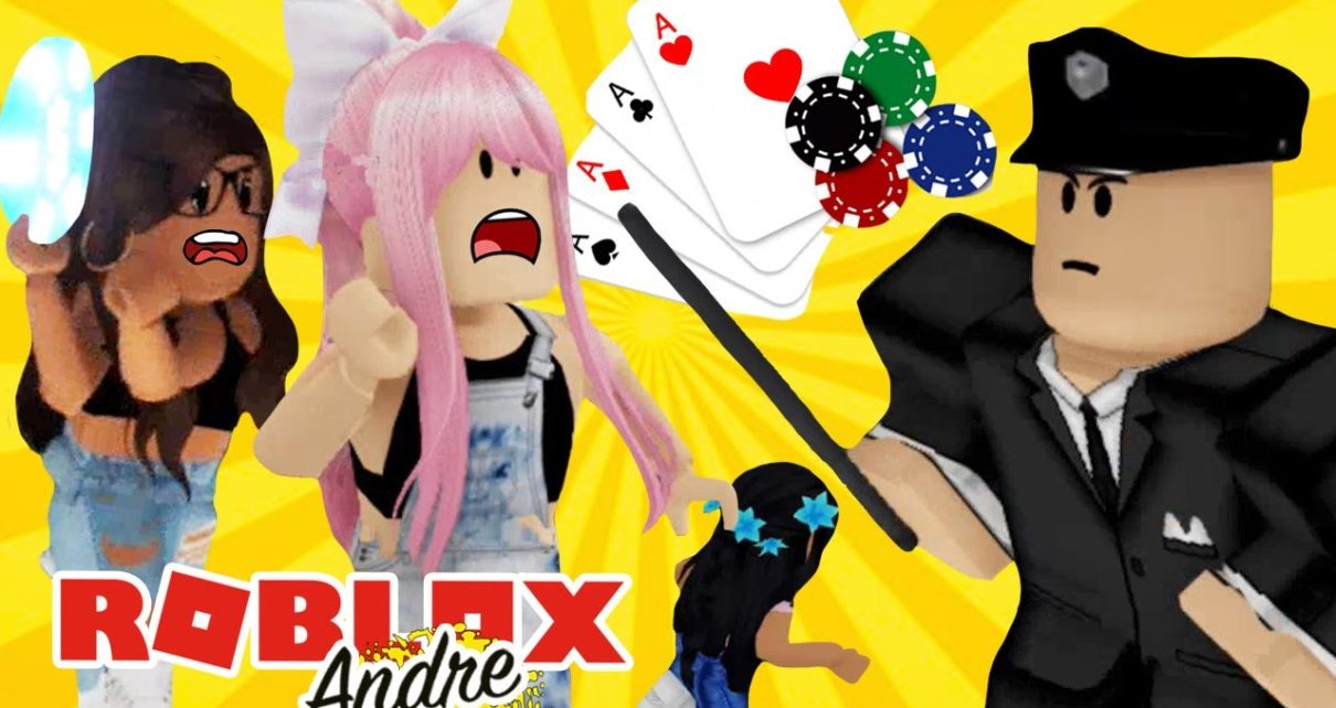 Roblox Andre escapando del casino con las Sparklies