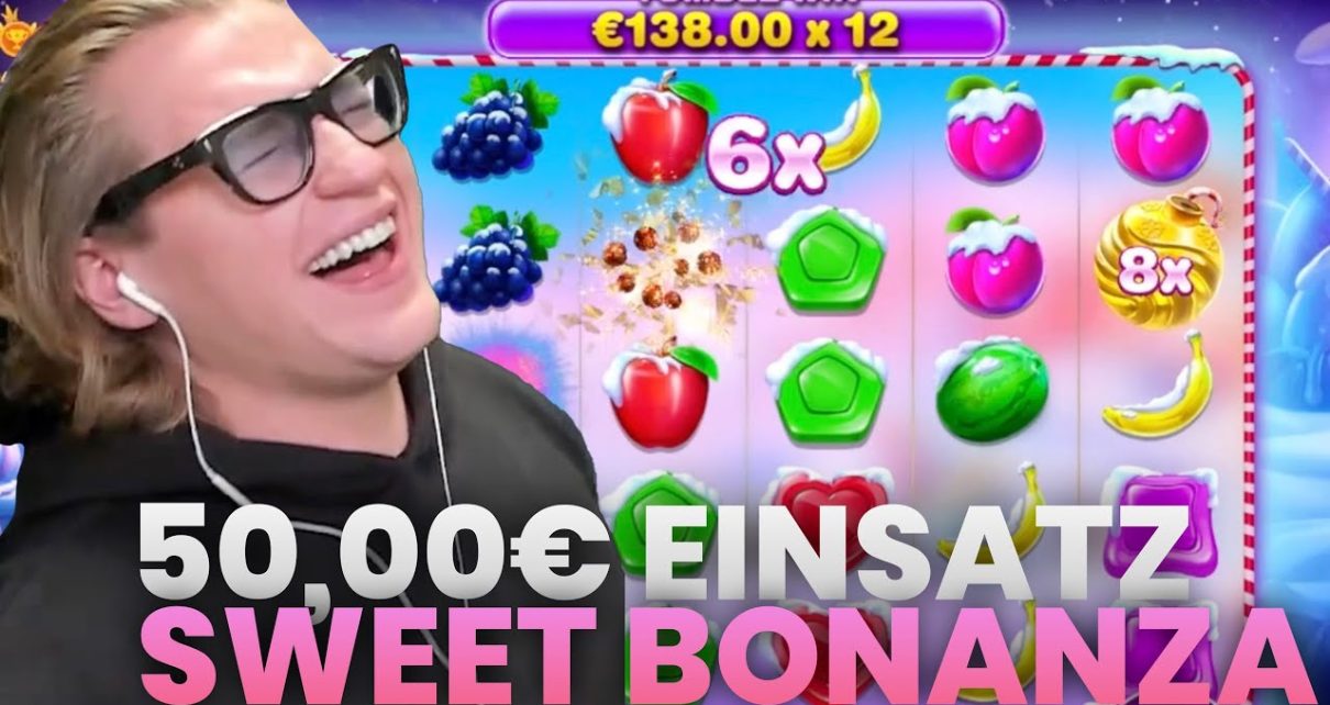 SWEET BONANZA XMAS auf 50,00€ ☃️? || Ron Bielecki Casino Highlights