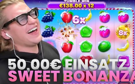 SWEET BONANZA XMAS auf 50,00€ ☃️? || Ron Bielecki Casino Highlights