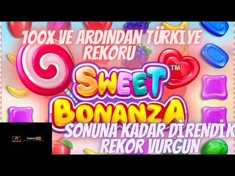 SWEET BONANZA l 100X DELİLER GİBİ VURGUN GETİRİR l #SWEETBONANZA #SLOT #CASİNO #BİGWİN #CANLI #REKOR