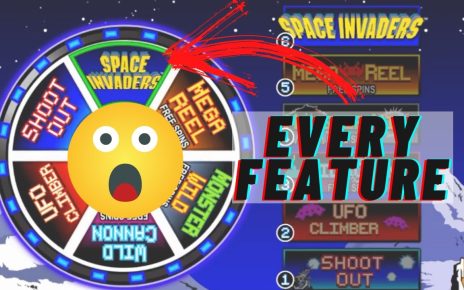 Space Invaders ALL Features – UK  Online Casino