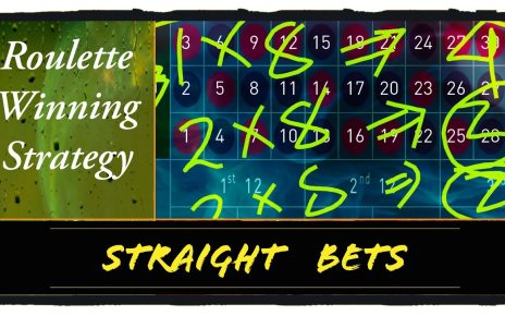 Straight bets : Sure turn a profit Roulette winning trick : online casino games