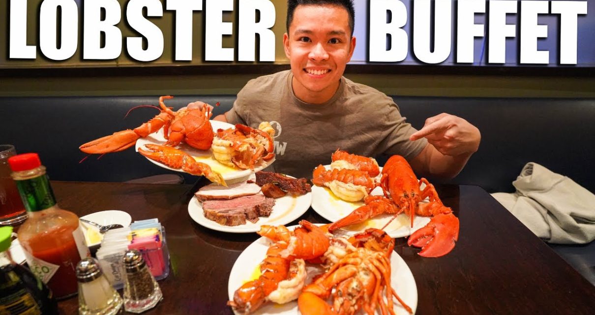 Whole LOBSTER Buffet At This Casino! (All You Can Eat)