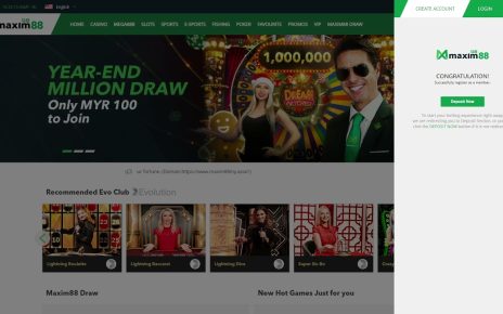 how to register at online casino