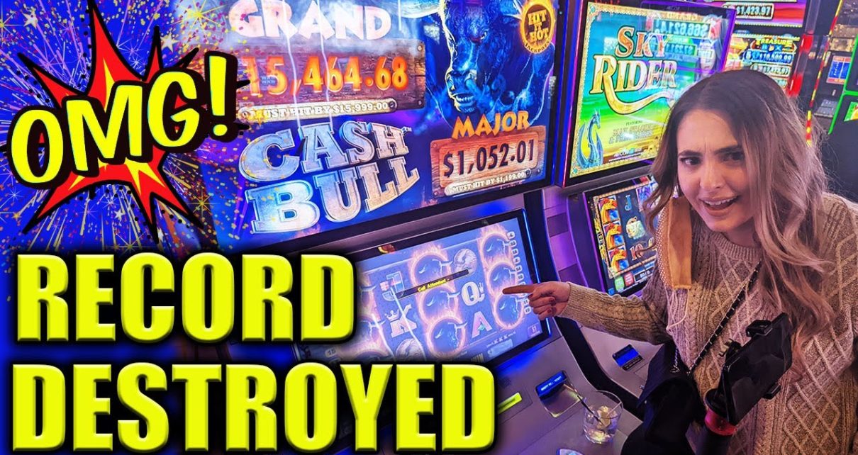 tape DESTROYED!!! BY FAR My BIGGEST JACKPOT EVER on Cash Bull!