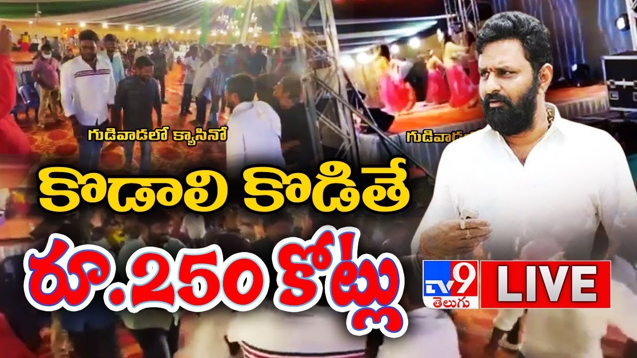 కొడాలి కొడితే రూ.250 కోట్లు LIVE || Casino Culture in Gudivada || Kodali Nani - TV9